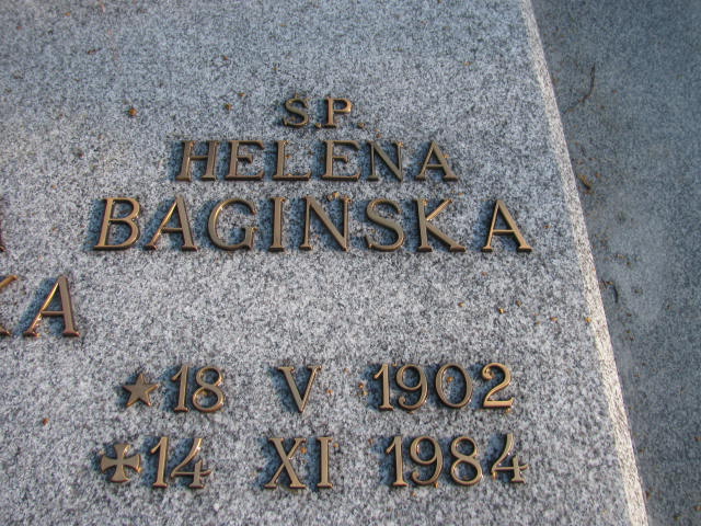 Ludwika Bagińska Żuczkowska 1927 Strzelin - Grobonet - Wyszukiwarka osób pochowanych