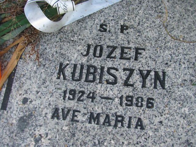 Józef Kubiszyn 1924 Strzelin - Grobonet - Wyszukiwarka osób pochowanych