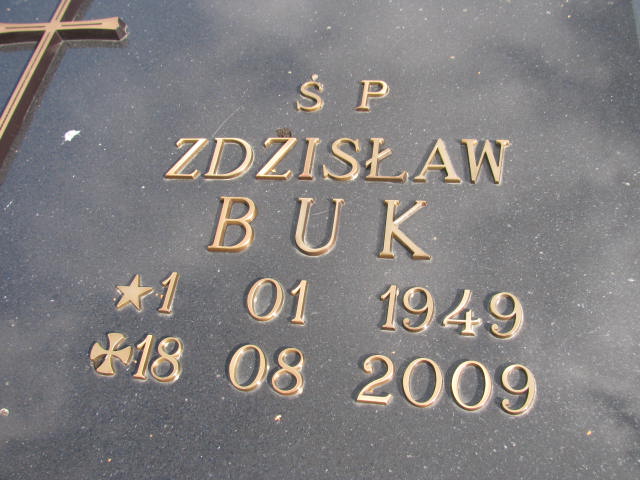 Zdzisław Marian Buk 1949 Strzelin - Grobonet - Wyszukiwarka osób pochowanych