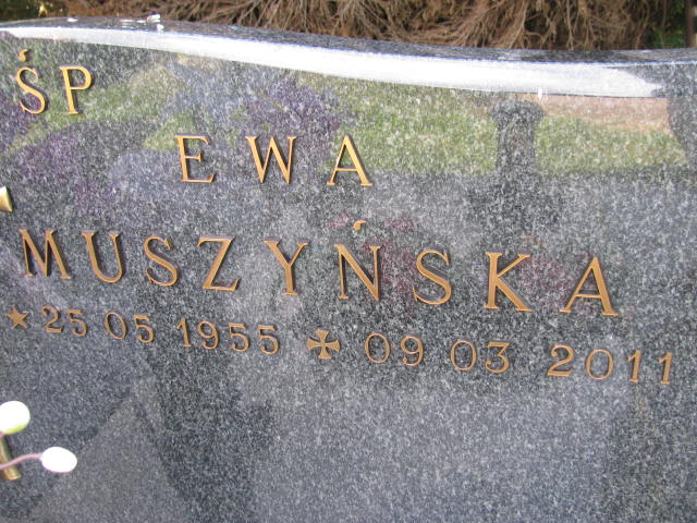Ewa Teresa MUSZYŃSKA 1955 Strzelin - Grobonet - Wyszukiwarka osób pochowanych