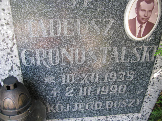 Tadeusz Gronostalski 1935 Strzelin - Grobonet - Wyszukiwarka osób pochowanych