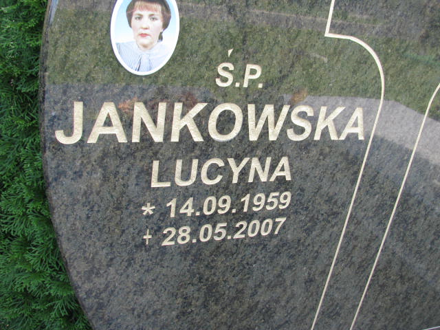 Lucyna Jankowska 1959 Strzelin - Grobonet - Wyszukiwarka osób pochowanych