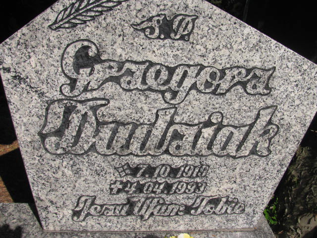 Grzegorz Dudziak 1919 Strzelin - Grobonet - Wyszukiwarka osób pochowanych