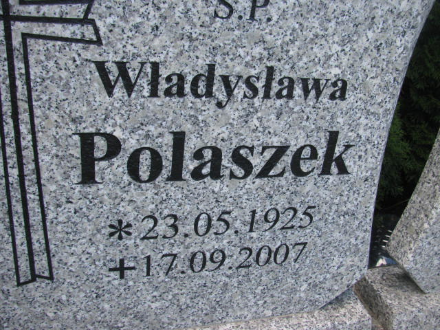 Władysława Polaszek 1925 Strzelin - Grobonet - Wyszukiwarka osób pochowanych