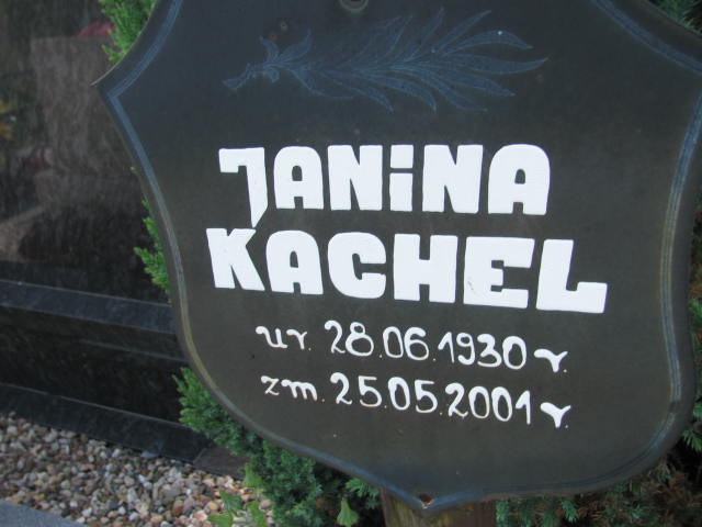 Janina Kachel 1930 Strzelin - Grobonet - Wyszukiwarka osób pochowanych