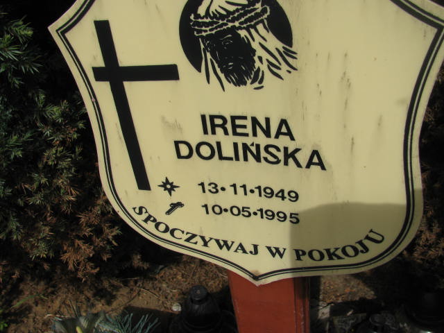 Irena Dolińska 1949 Strzelin - Grobonet - Wyszukiwarka osób pochowanych