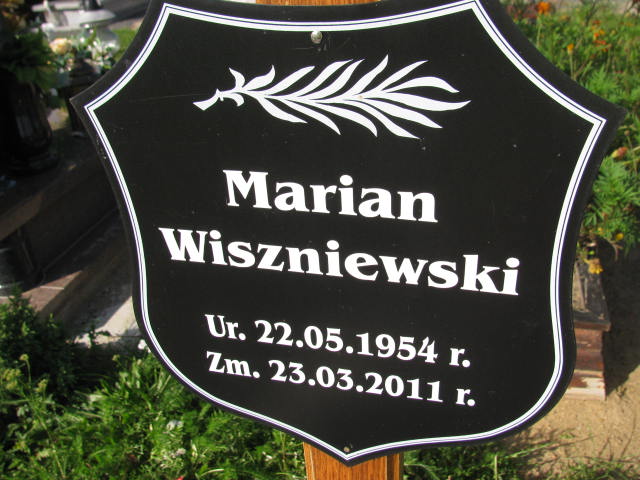 Marian Czesław Wiszniewski 1954 Strzelin - Grobonet - Wyszukiwarka osób pochowanych