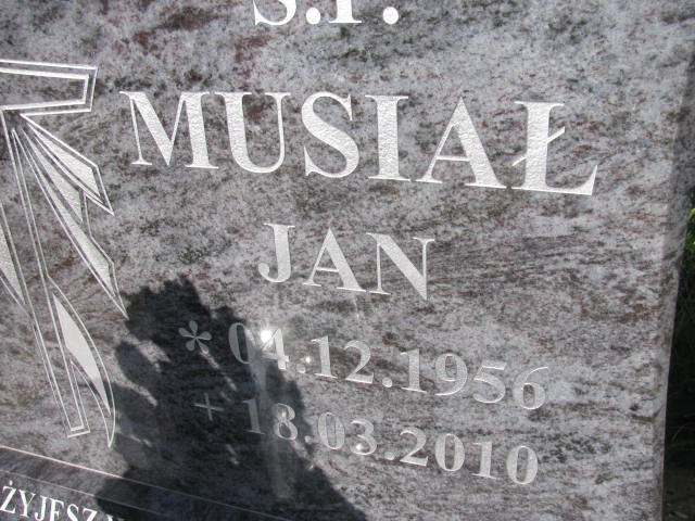 Zbigniew MUSIAŁ 1980 Strzelin - Grobonet - Wyszukiwarka osób pochowanych