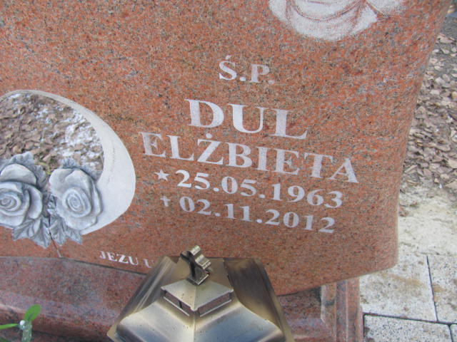 Elżbieta Dul 1963 Strzelin - Grobonet - Wyszukiwarka osób pochowanych