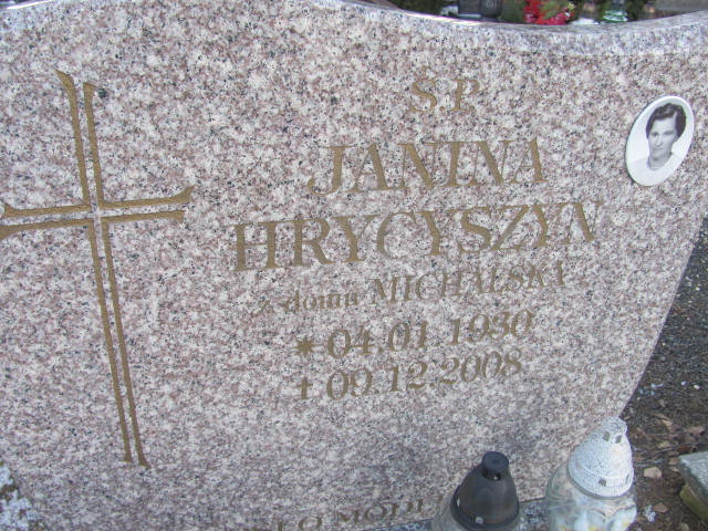 Janina Hrycyszyn 1930 Strzelin - Grobonet - Wyszukiwarka osób pochowanych