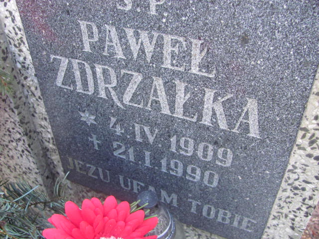 Paweł Zdrzałka 1909 Strzelin - Grobonet - Wyszukiwarka osób pochowanych