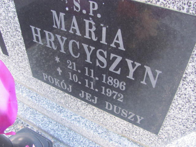 Maria Hrycyszyn 1896 Strzelin - Grobonet - Wyszukiwarka osób pochowanych