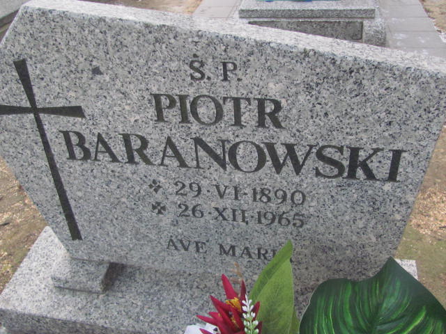 Piotr Baranowski 1890 Strzelin - Grobonet - Wyszukiwarka osób pochowanych
