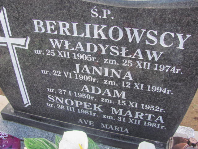 Zbigniew SNOPEK 1952 Strzelin - Grobonet - Wyszukiwarka osób pochowanych