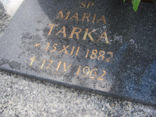 Maria Tarka 1882 Strzelin - Grobonet - Wyszukiwarka osób pochowanych