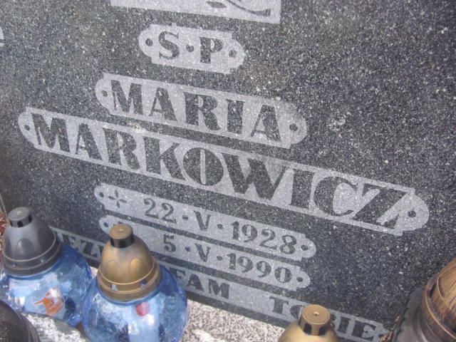 Tadeusz Markowicz 1952 Strzelin - Grobonet - Wyszukiwarka osób pochowanych