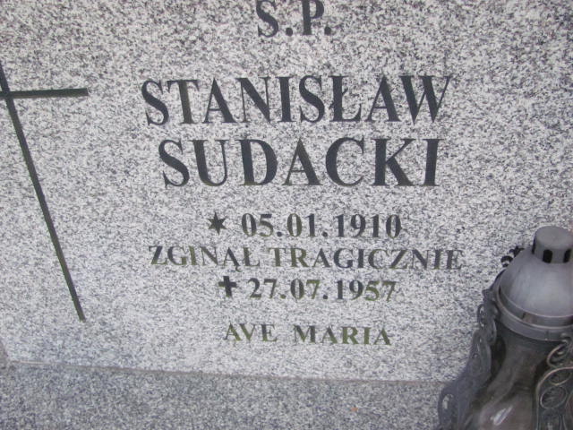 Stanisław Sudacki 1910 Strzelin - Grobonet - Wyszukiwarka osób pochowanych