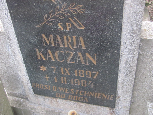 Marta Kaczan 1897 Strzelin - Grobonet - Wyszukiwarka osób pochowanych