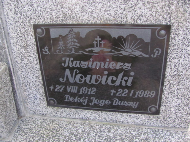 Kazimierz Nowicki 1912 Strzelin - Grobonet - Wyszukiwarka osób pochowanych