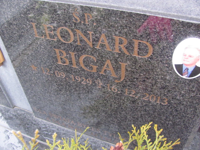Leonard Bigaj 1929 Strzelin - Grobonet - Wyszukiwarka osób pochowanych
