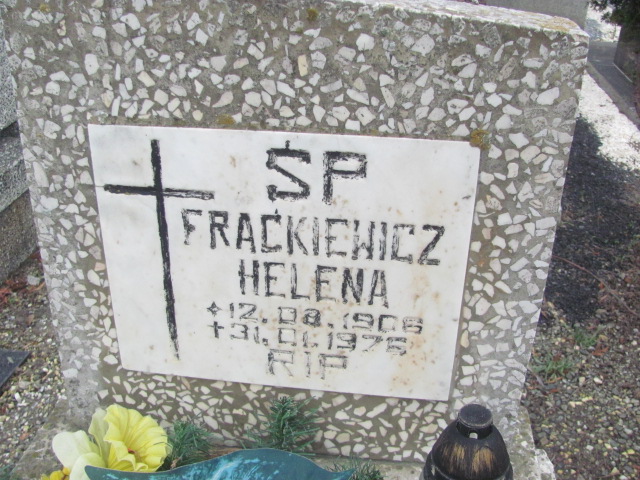 Helena Frąckiewicz 1906 Strzelin - Grobonet - Wyszukiwarka osób pochowanych