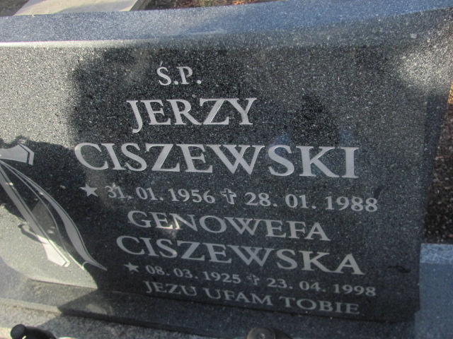 Jerzy Ciszewski 1956 Strzelin - Grobonet - Wyszukiwarka osób pochowanych