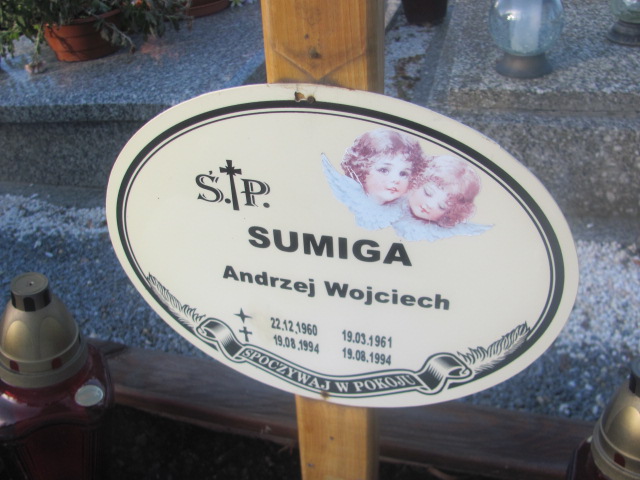 Andrzej Sumiga 1960 Strzelin - Grobonet - Wyszukiwarka osób pochowanych
