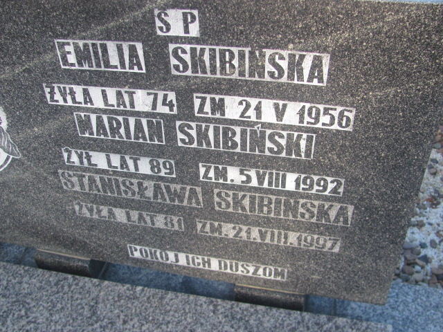Emilia Skibińska Strzelin - Grobonet - Wyszukiwarka osób pochowanych