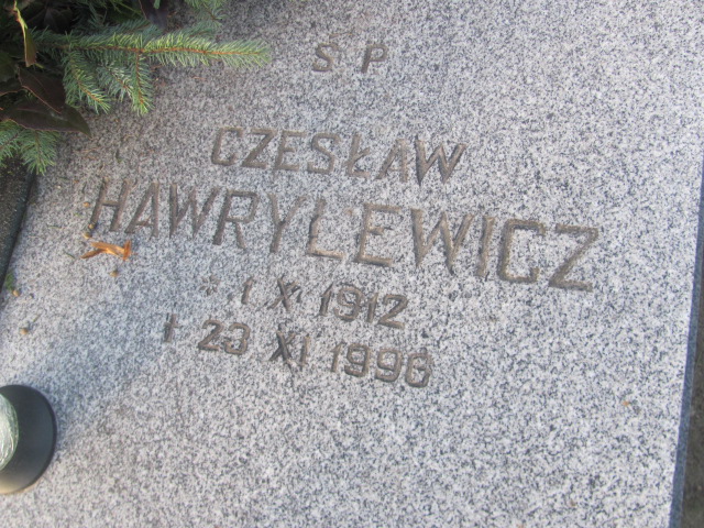 Czesław Hawrylewicz 1912 Strzelin - Grobonet - Wyszukiwarka osób pochowanych