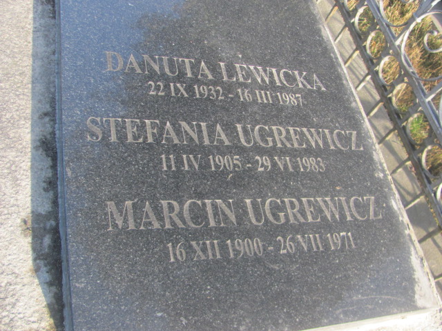 Marcin Ugrewicz 1900 Strzelin - Grobonet - Wyszukiwarka osób pochowanych