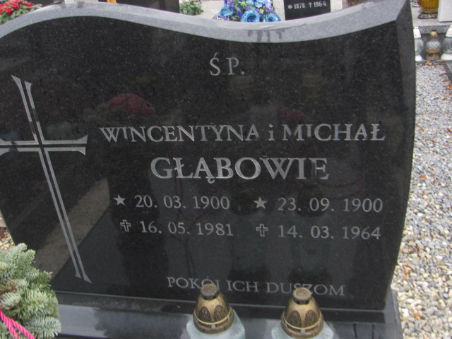 Wincentyna Głąb 1900 Strzelin - Grobonet - Wyszukiwarka osób pochowanych