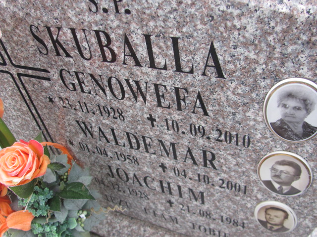 Genowefa Skuballa 1928 Strzelin - Grobonet - Wyszukiwarka osób pochowanych