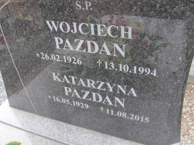 Katarzyna Pazdan 1929 Strzelin - Grobonet - Wyszukiwarka osób pochowanych