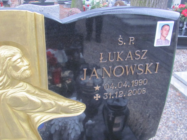 Łukasz Janowski 1990 Strzelin - Grobonet - Wyszukiwarka osób pochowanych