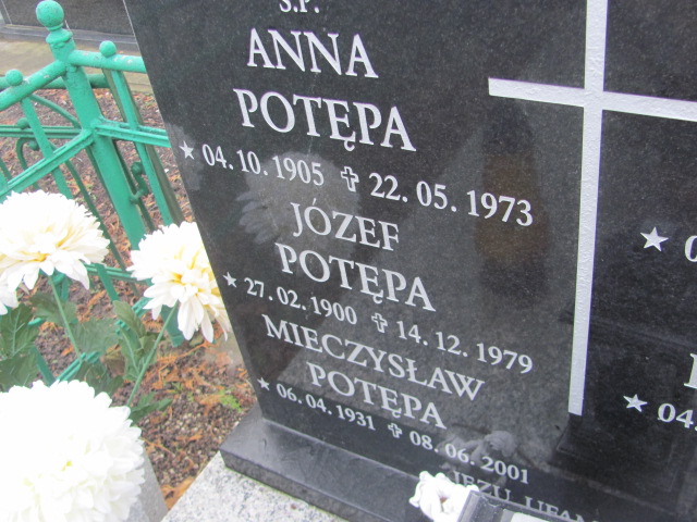 Anna Potępa  1905 Strzelin - Grobonet - Wyszukiwarka osób pochowanych