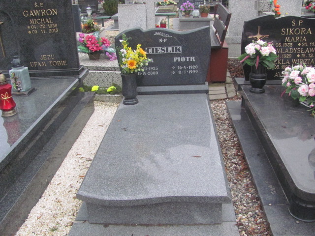 Grób Piotr Cieślik