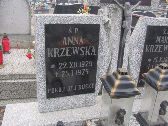 Anna Krzewska  1924 Strzelin - Grobonet - Wyszukiwarka osób pochowanych