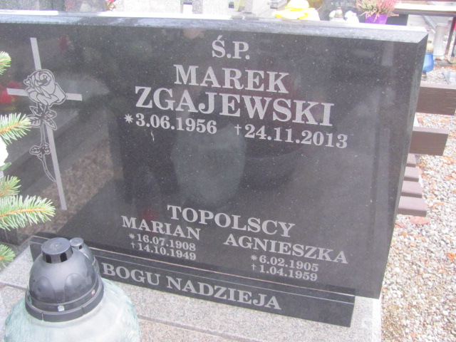 Agnieszka Topolska 1905 Strzelin - Grobonet - Wyszukiwarka osób pochowanych