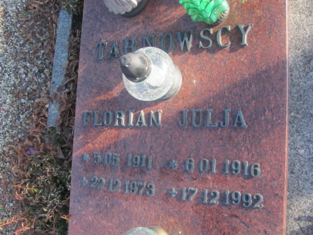 Julia Tarnowska 1916 Strzelin - Grobonet - Wyszukiwarka osób pochowanych