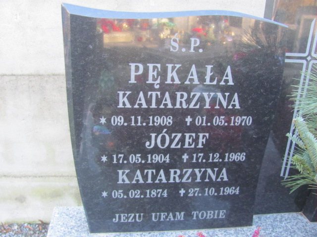 Józef Pękała 1904 Strzelin - Grobonet - Wyszukiwarka osób pochowanych