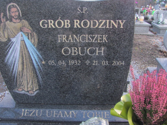 Franciszek Obuch 1932 Strzelin - Grobonet - Wyszukiwarka osób pochowanych