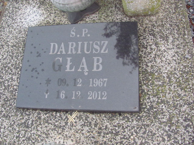 Dariusz Głąb 1967 Strzelin - Grobonet - Wyszukiwarka osób pochowanych