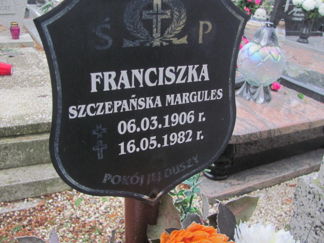 Franciszka Szczepańska Margules 1906 Strzelin - Grobonet - Wyszukiwarka osób pochowanych