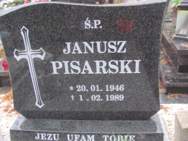 Janusz Pisarski 1946 Strzelin - Grobonet - Wyszukiwarka osób pochowanych