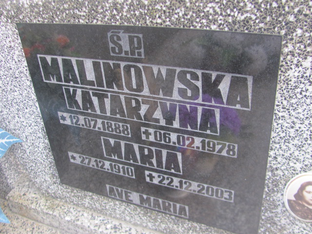Maria Malinowska 1910 Strzelin - Grobonet - Wyszukiwarka osób pochowanych