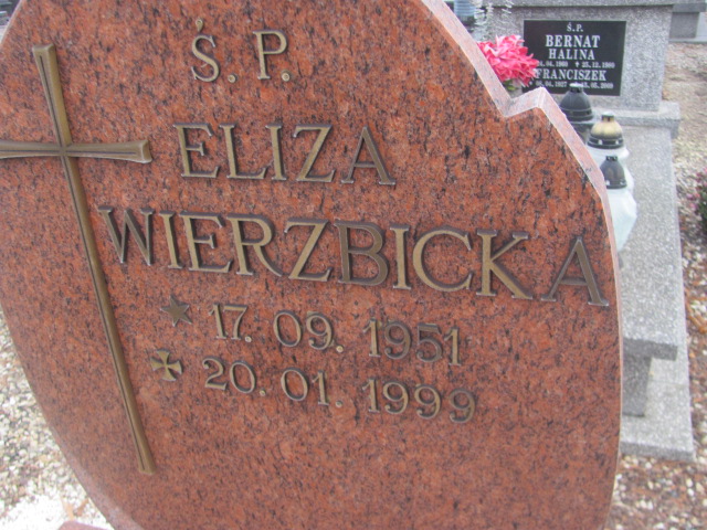 Eliza Wiesława Wierzbicka  1951 Strzelin - Grobonet - Wyszukiwarka osób pochowanych