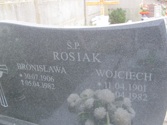 Bronisława Rosiak 1906 Strzelin - Grobonet - Wyszukiwarka osób pochowanych
