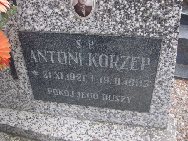 Antoni Korzep 1921 Strzelin - Grobonet - Wyszukiwarka osób pochowanych